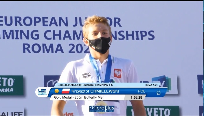 Krzysztof Chmielewski 200 m stylem motylkowym